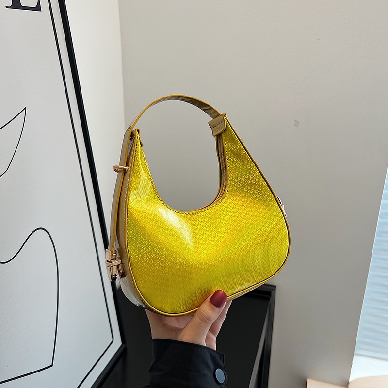 Túi Xách Đeo Vai Vân Đá Màu Trơn Kiểu Retro Thời Trang Mùa Xuân 2023 Cho Nữ