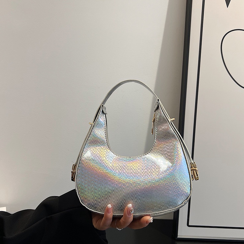 Túi Xách Đeo Vai Vân Đá Màu Trơn Kiểu Retro Thời Trang Mùa Xuân 2023 Cho Nữ