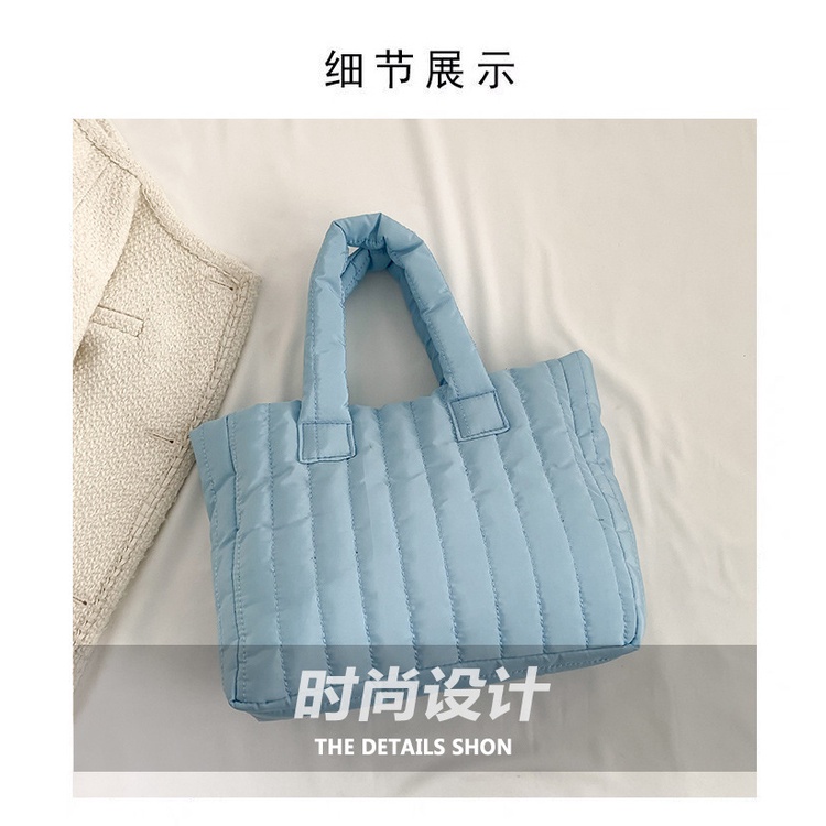 Túi Xách Cotton Cỡ Lớn Màu Trơn Thời Trang Xuân Hè 2023 Cho Nữ