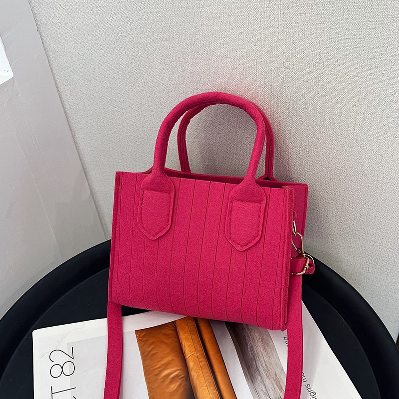 Túi Xách Đeo Vai Hình Vuông Cỡ Nhỏ Màu Tương Phản Thời Trang Mùa Xuân 2023