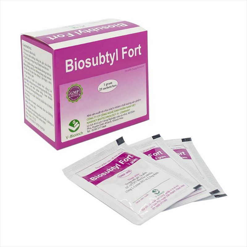 Men tiêu hóa Biosubtyl fort h25goi