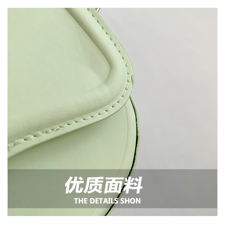 Túi Đeo Vai Màu Trơn Cỡ Nhỏ Phối Dây Đeo Sợi Xích Thời Trang Mùa Xuân 2023 Cho Nữ