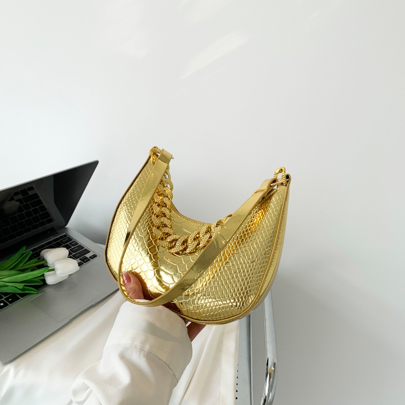 Túi Đeo Vai Mini Họa Tiết Da Cá Sấu Thời Trang Xuân Hè 2023 Cho Nữ