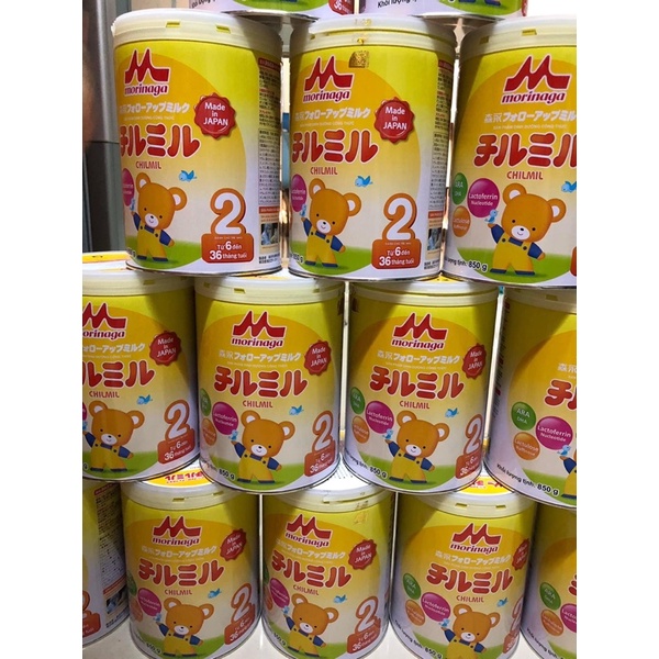 Sữa morinaga số 2-850g mẫu mới, date mới t11 2024