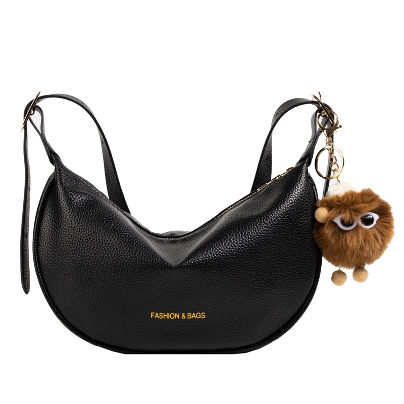 Túi Đeo Vai Một Bên Vai Sức Chứa Lớn Màu Trơn Thời Trang Mùa Xuân 2023