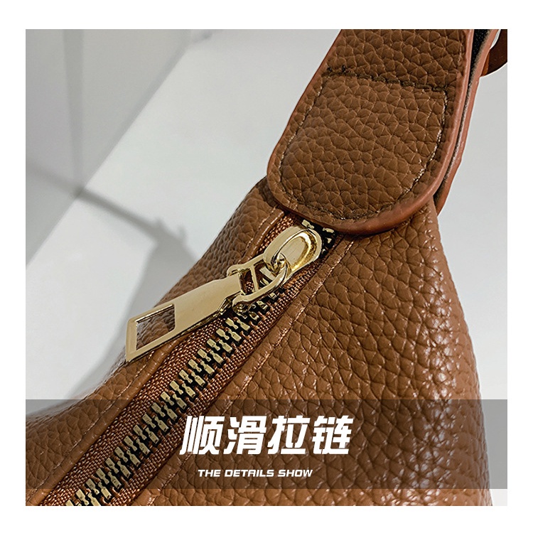 Túi Đeo Vai Một Bên Vai Sức Chứa Lớn Màu Trơn Thời Trang Mùa Xuân 2023