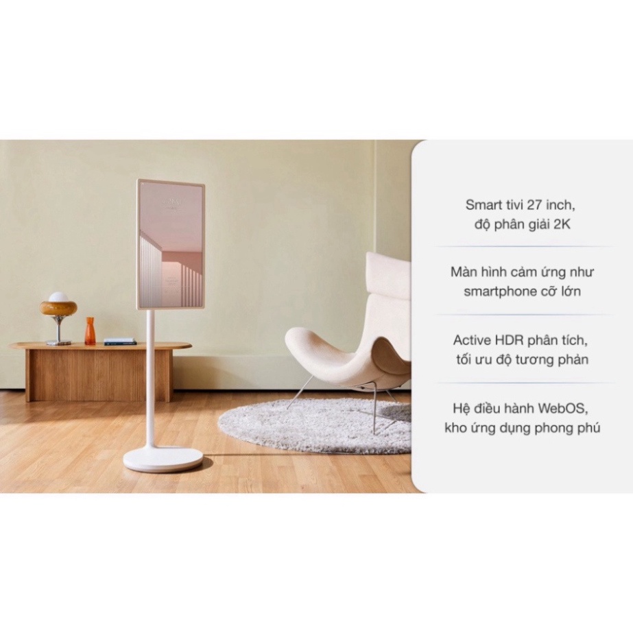 cam ơn quý khách đã quan tâm Miễn phí ship và lắp đặt Miễn phí ship và lắp đặt SMART TV LG StanbyME 2K 27 inch 27ART10AK