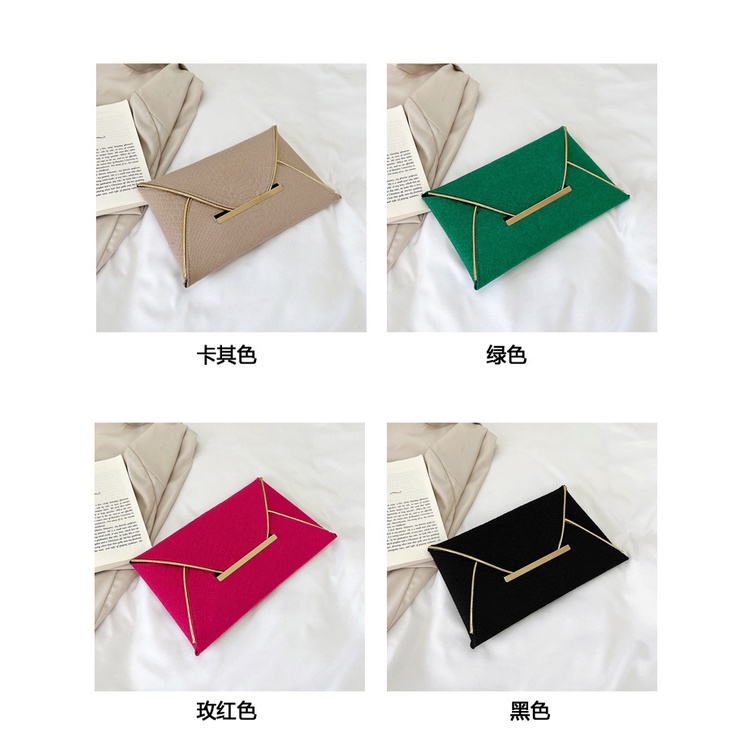 Ví Cầm Tay Mini Họa Tiết Da Cá Sấu Màu Trơn Thời Trang Xuân Hè 2023