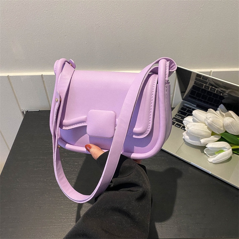 Túi Đeo Vai / Kẹp Nách Dáng Vuông Nhỏ Xinh Thời Trang Mùa Xuân 2023 Cho Bạn Gái