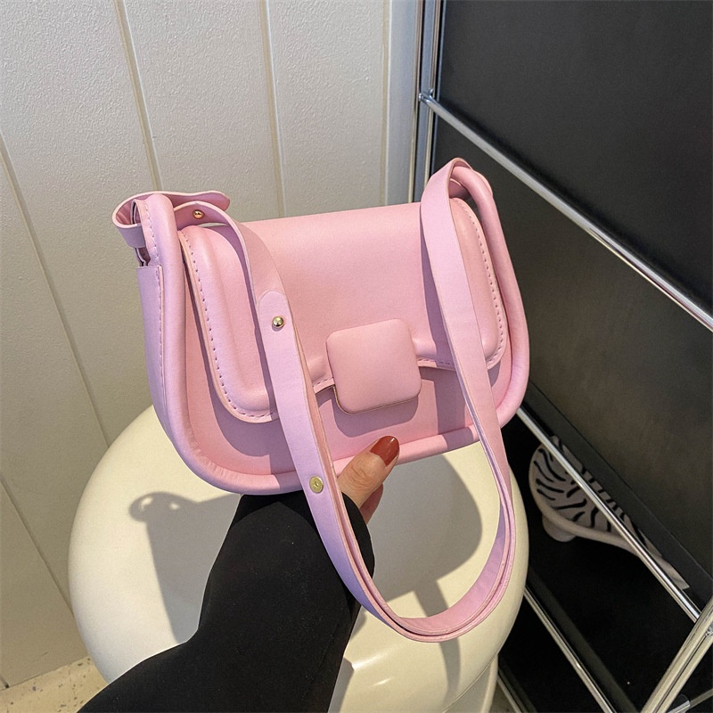 Túi Đeo Vai / Kẹp Nách Dáng Vuông Nhỏ Xinh Thời Trang Mùa Xuân 2023 Cho Bạn Gái