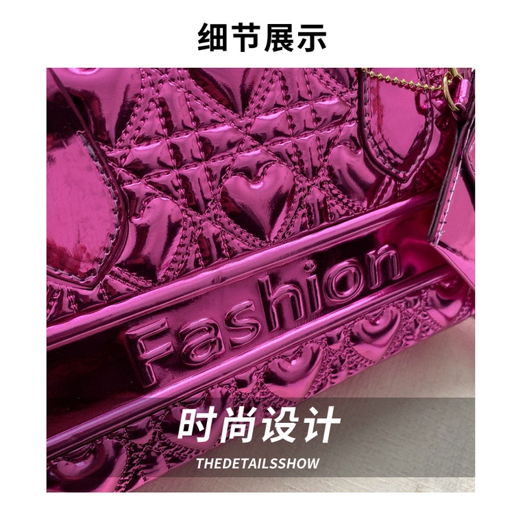 Túi Xách Đeo Vai Hình Vuông Cỡ Nhỏ Đính Kim Cương Giả Độc Đáo Thời Trang Xuân Hè 2023 Cho Nữ