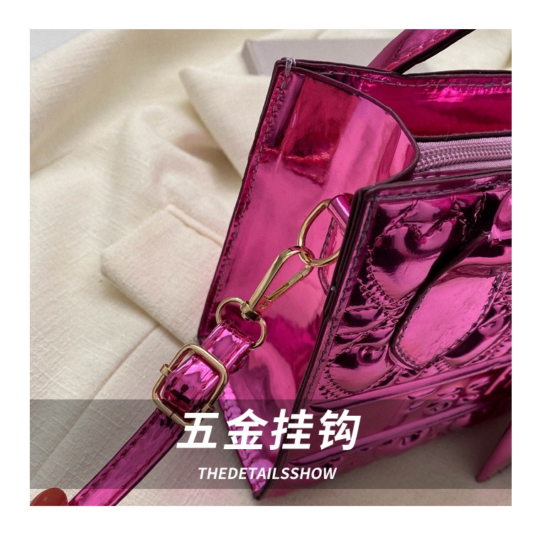 Túi Xách Đeo Vai Hình Vuông Cỡ Nhỏ Đính Kim Cương Giả Độc Đáo Thời Trang Xuân Hè 2023 Cho Nữ