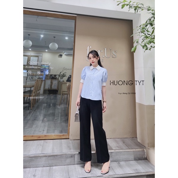 Áo somi ngắn tay Alisa Design by HuongTyt