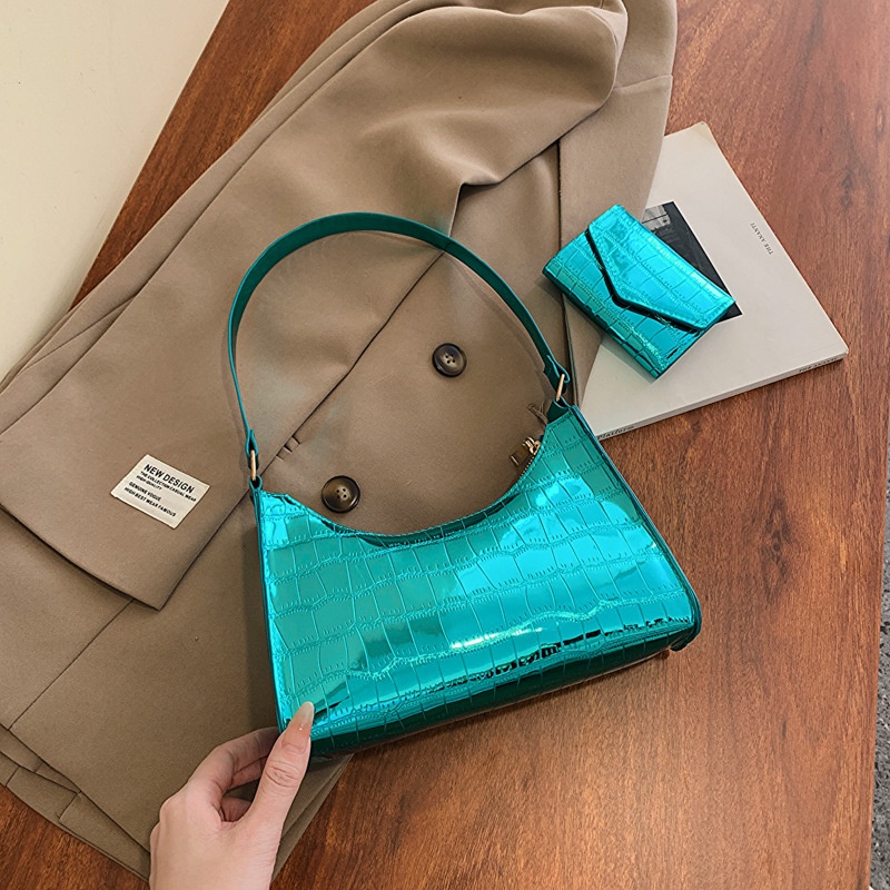 Túi Xách Đeo Vai Họa Tiết Vân Đá Phong Cách Retro Pháp 2023 Cho Nữ