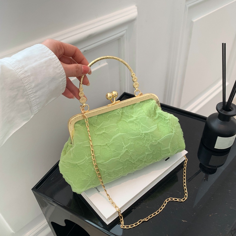 Túi Xách Đeo Vai Phối Dây Xích Thời Trang Mùa Xuân 2023 Dành Cho Nữ