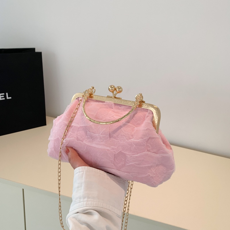 Túi Xách Đeo Vai Phối Dây Xích Thời Trang Mùa Xuân 2023 Dành Cho Nữ