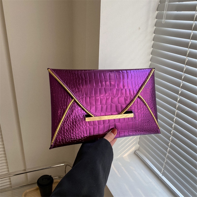 Túi Cầm Tay Màu Trơn Đơn Giản Thời Trang Âu Mỹ 2023 Cho Nữ