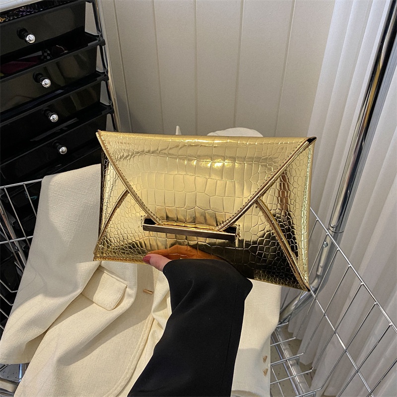 Túi Cầm Tay Màu Trơn Đơn Giản Thời Trang Âu Mỹ 2023 Cho Nữ