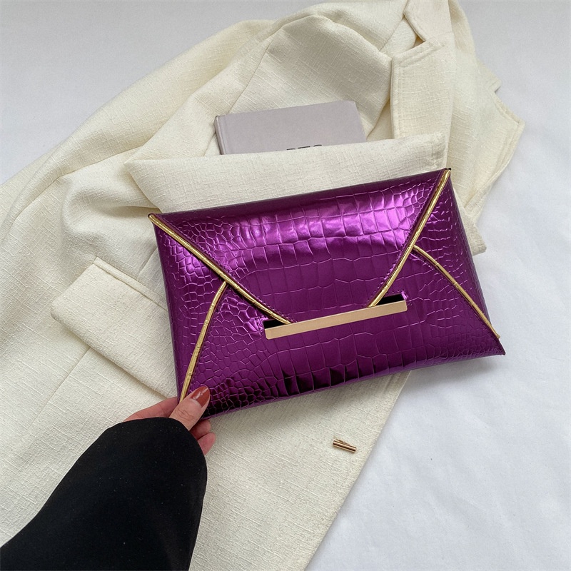 Túi Cầm Tay Màu Trơn Đơn Giản Thời Trang Âu Mỹ 2023 Cho Nữ