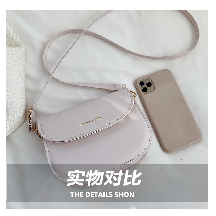 Túi Đeo Chéo Màu Trơn Đơn Giản Thời Trang Mùa Xuân 2023 Dành Cho Nữ