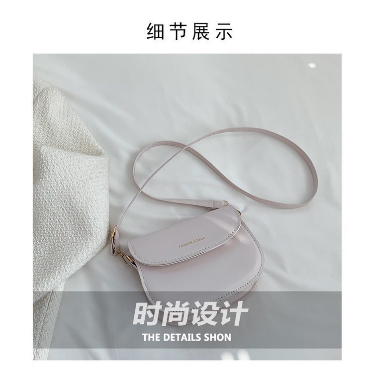 Túi Đeo Chéo Màu Trơn Đơn Giản Thời Trang Mùa Xuân 2023 Dành Cho Nữ