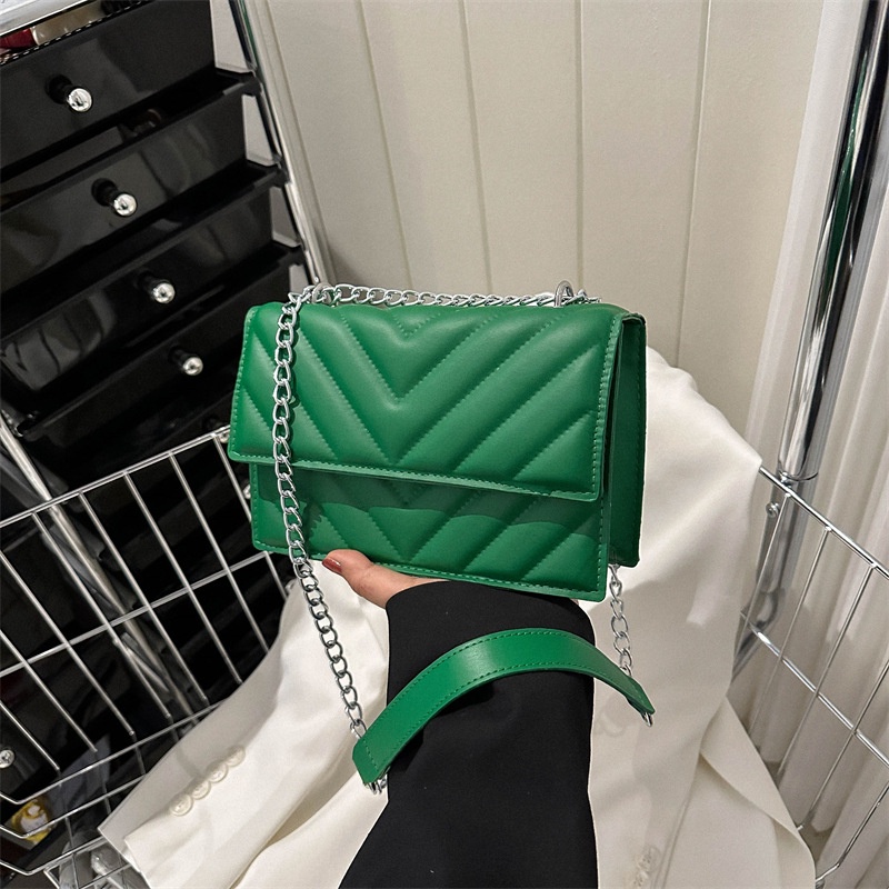 Túi Xách Đeo Vai Phối Dây Xích Thời Trang Mùa Xuân 2023 Dành Cho Nữ