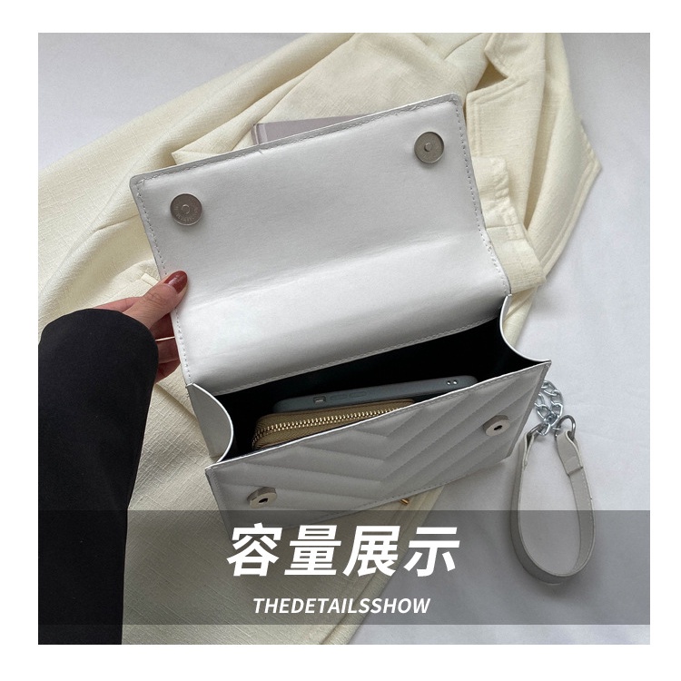 Túi Xách Đeo Vai Phối Dây Xích Thời Trang Mùa Xuân 2023 Dành Cho Nữ