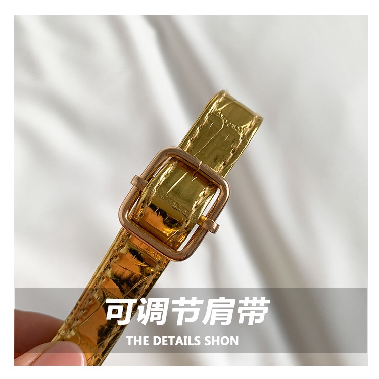 Túi Xách Đeo Vai Kiểu Vuông Nhỏ Lấp Lánh Thời Trang Mùa Xuân 2023