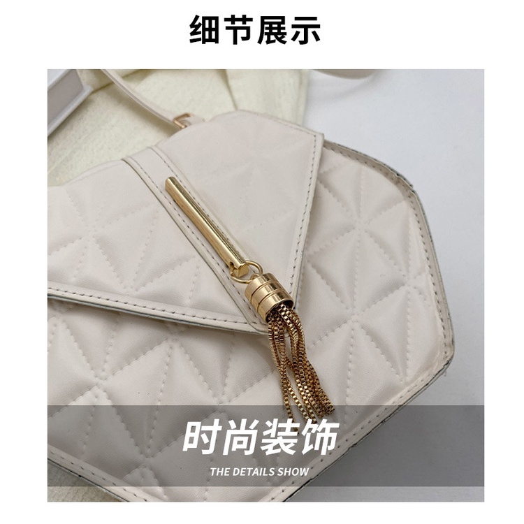 Túi Đeo Chéo Hình Vuông Nhỏ Màu Trơn Đơn Giản Thời Trang 2023 Cho Nữ