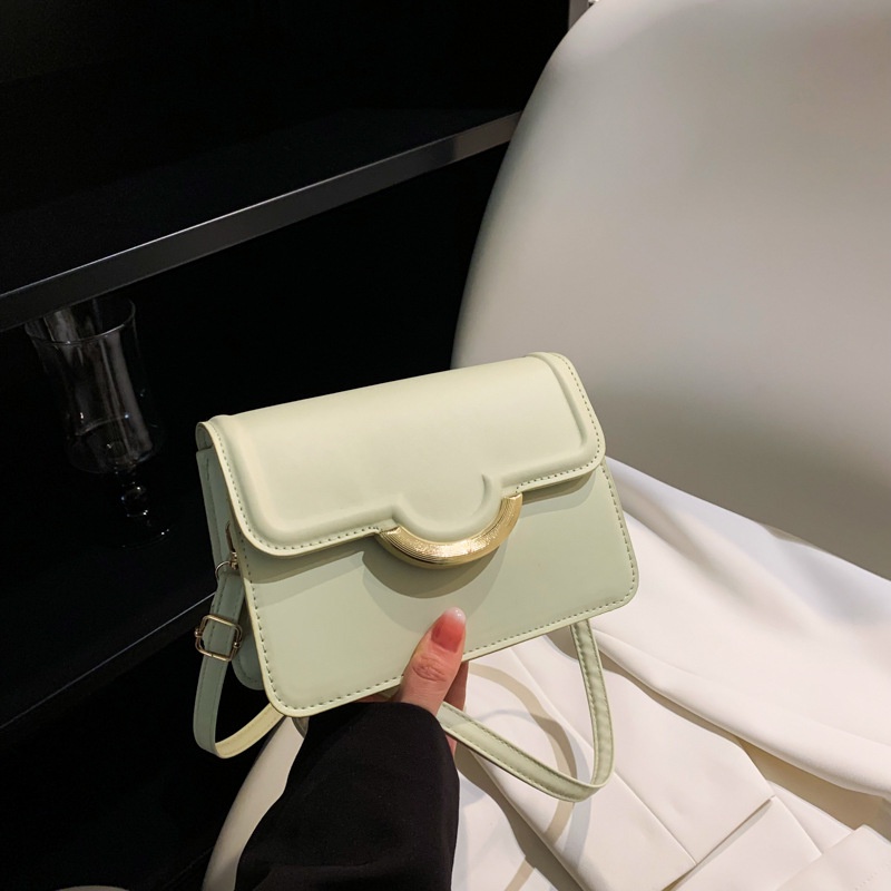Túi Đeo Chéo Mini Màu Trơn Thời Trang Mùa Xuân 2023 Dành Cho Nữ