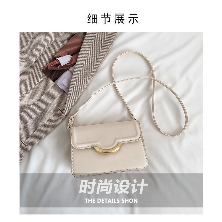 Túi Đeo Chéo Mini Màu Trơn Thời Trang Mùa Xuân 2023 Dành Cho Nữ