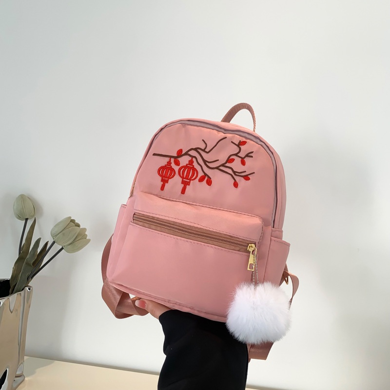 Ba Lô Đi Học Thêu Họa Tiết Thời Trang 2023 Cho Nữ