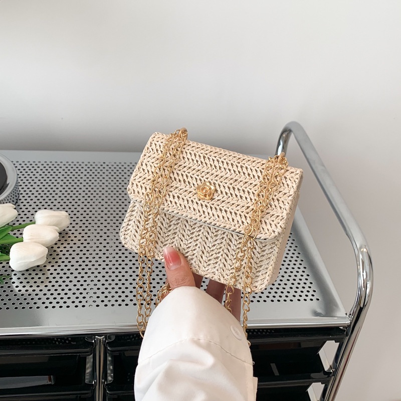 Túi Đeo Chéo Mini Hình Vuông Phong Cách Hàn Quốc 2023 Cho Nữ