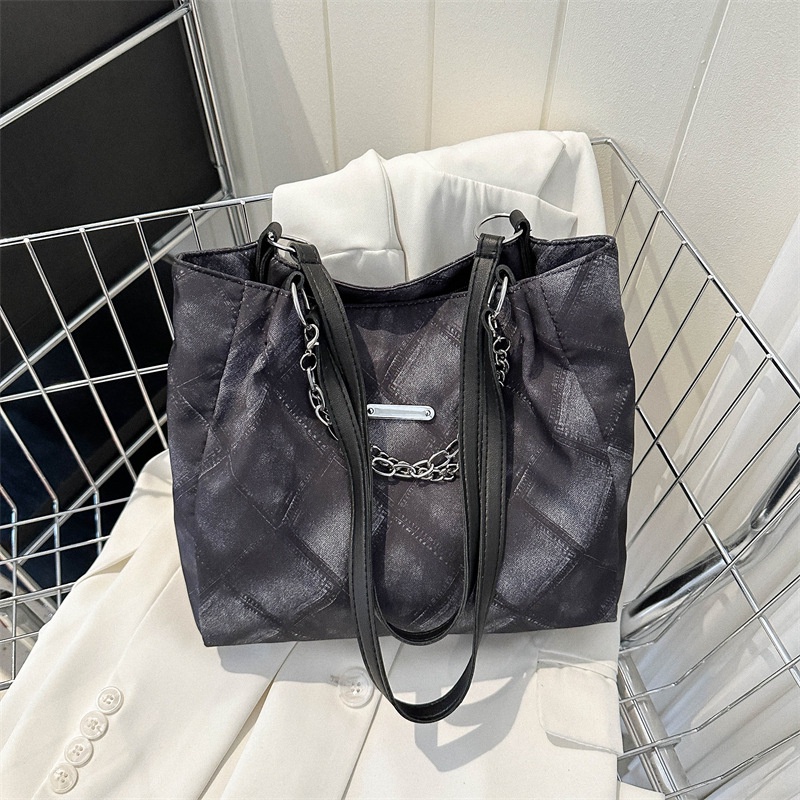 Túi Xách Canvas Cỡ Lớn Thời Trang Retro 2023 Dành Cho Nữ