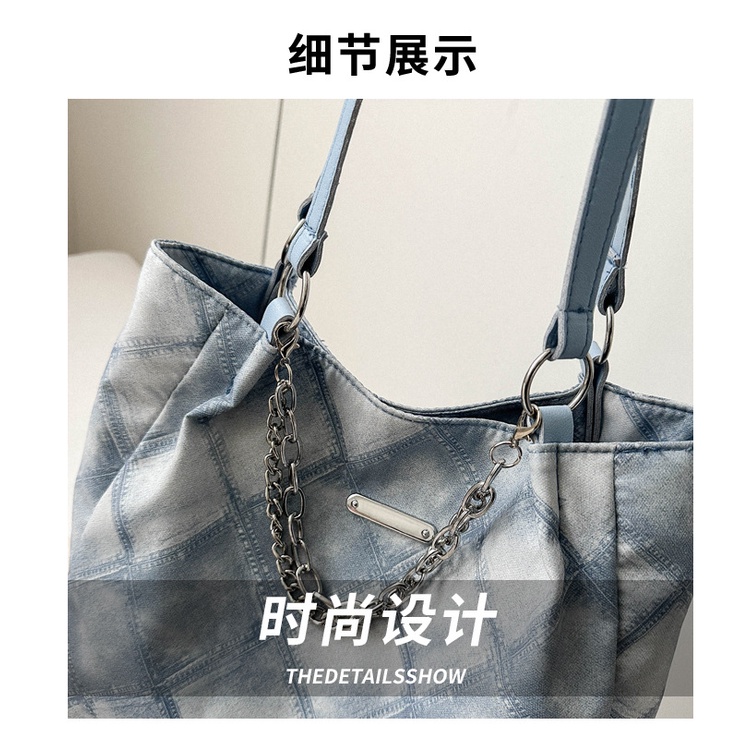 Túi Xách Canvas Cỡ Lớn Thời Trang Retro 2023 Dành Cho Nữ