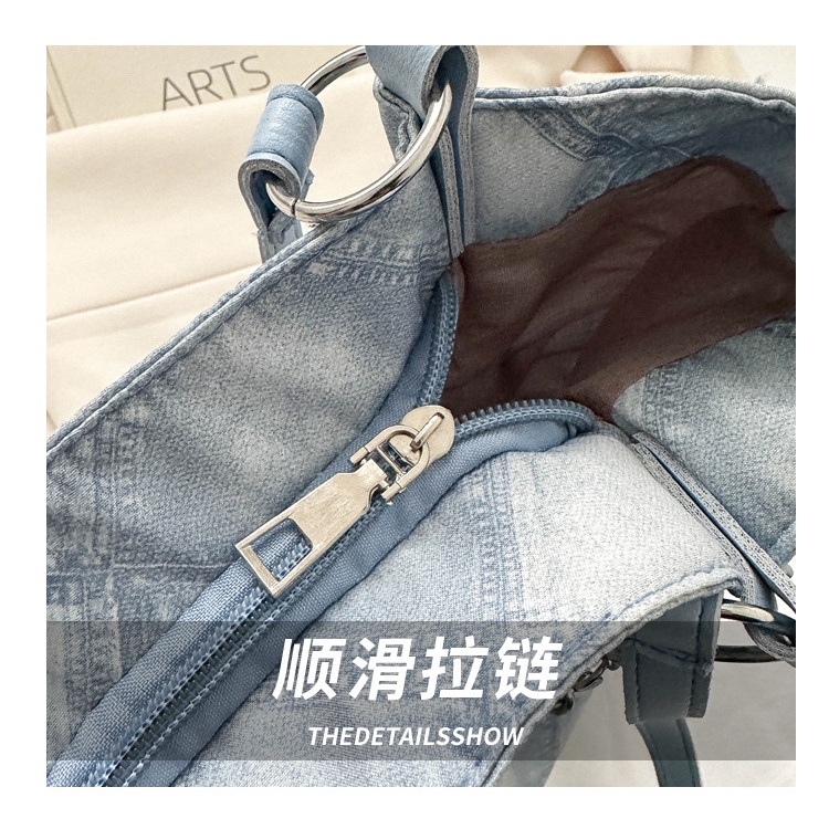 Túi Xách Canvas Cỡ Lớn Thời Trang Retro 2023 Dành Cho Nữ