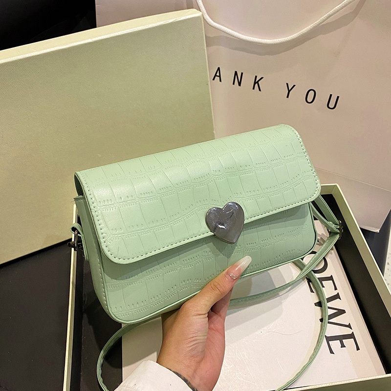 Túi Xách Đeo Vai Mini Hình Vuông Phối Dây Xích Thời Trang Mùa Xuân Dành Cho Nữ