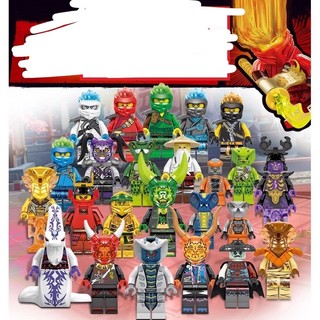 Bộ Minifigures Ninjago Combo 24 mô hình lắp ráp nhân vật ninja và phản diện DG001