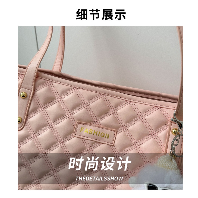 Túi Tote Đeo Vai Sức Chứa Lớn Mẫu 2023 Thời Trang Mùa Xuân Ngọt Ngào Cho Nữ