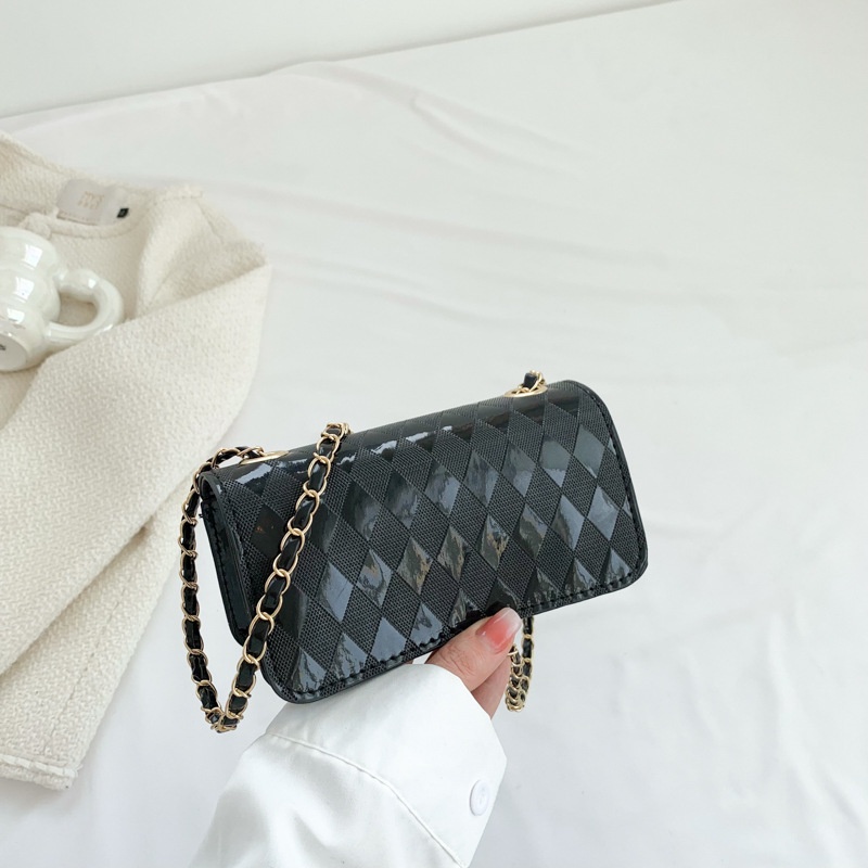 Túi Đeo Vai / Kẹp Nách Hình Vuông Nhỏ Màu Trơn Đính Đá Kiểu Retro Thời Trang 2023 Cho Nữ