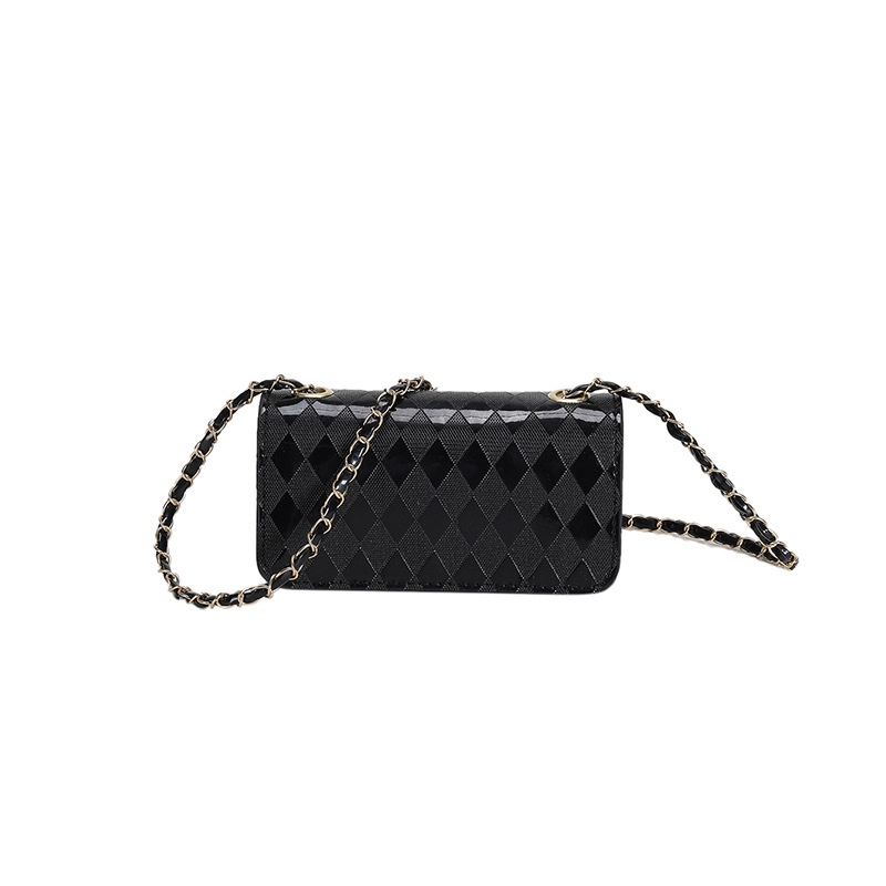 Túi Đeo Vai / Kẹp Nách Hình Vuông Nhỏ Màu Trơn Đính Đá Kiểu Retro Thời Trang 2023 Cho Nữ