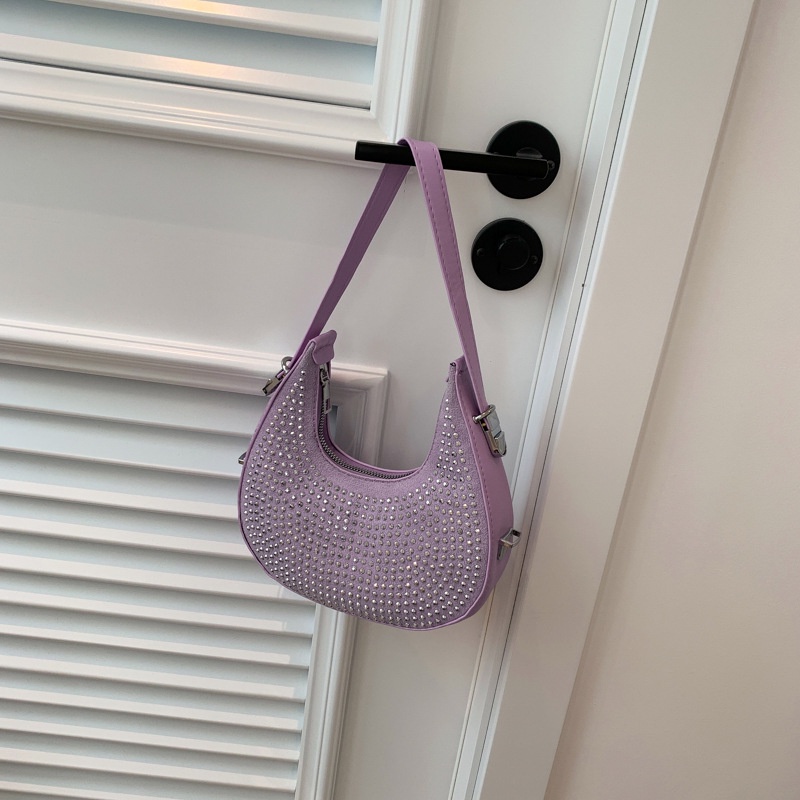 Túi Xách Đeo Vai Mini Đính Đá Thời Trang Mùa Xuân 2023 Cho Nữ