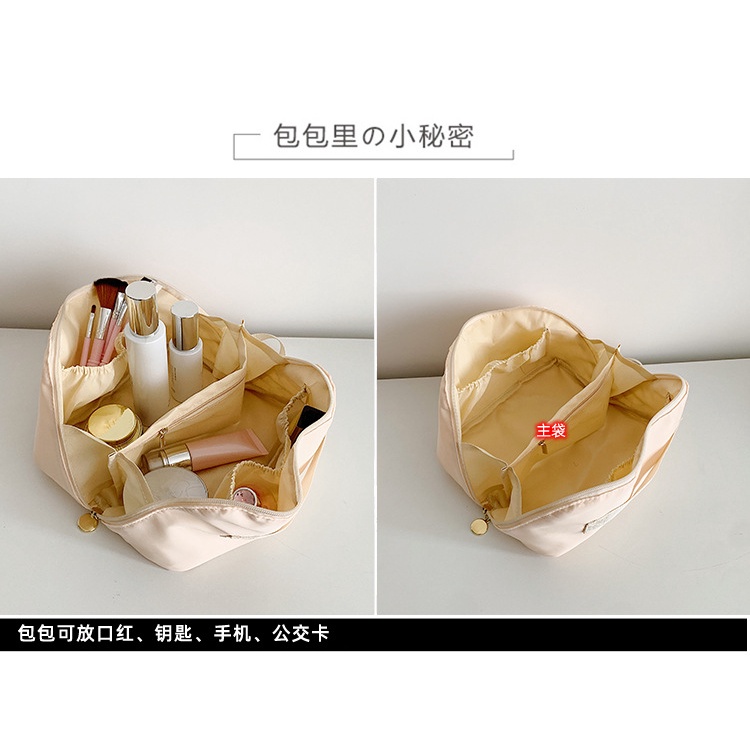 Ba Lô Đựng Mỹ Phẩm Sức Chứa Lớn Chia Ngăn Khô / Ướt Tiện Dụng Cho Nữ