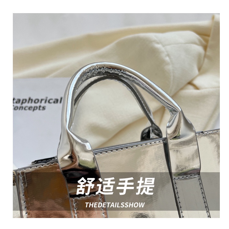 Túi Đeo Chéo Hình Vuông Nhỏ Lấp Lánh Thời Trang 2023 Phong Cách Retro Cho Nữ