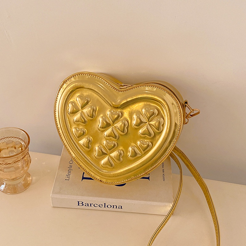 Túi Xách Đeo Vai Hình Trái Tim Thời Trang Mùa Xuân 2023 Dành Cho Nữ