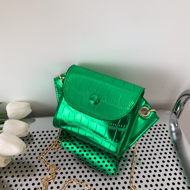 Túi Xách Mini Phối Dây Xích Đeo Vai Thời Trang Mùa Xuân 2023 Cho Nữ