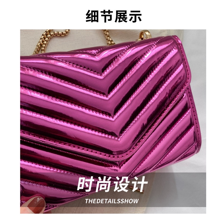 Túi Đeo Chéo Hình Vuông Nhỏ Màu Trơn Thêu Họa Tiết Thời Trang Hàn Quốc 2023 Cho Nữ