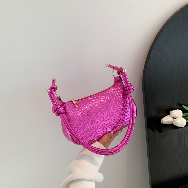 Túi Xách Đeo Vai Có Khóa Kéo Màu Tương Phản Thời Trang Hàn Quốc 2023 Cho Nữ