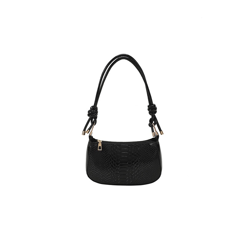 Túi Xách Đeo Vai Có Khóa Kéo Màu Tương Phản Thời Trang Hàn Quốc 2023 Cho Nữ