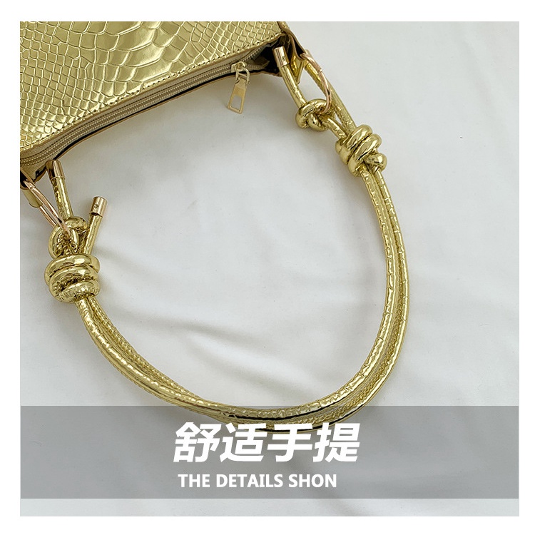 Túi Xách Đeo Vai Có Khóa Kéo Màu Tương Phản Thời Trang Hàn Quốc 2023 Cho Nữ